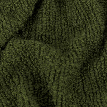 Candar Textured Boucle Throw - Khaki