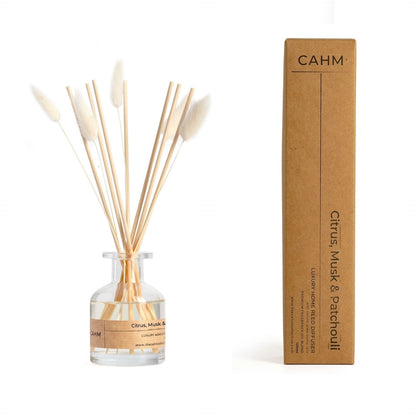 CAHM Citrus, Musk & Patchouli Clear Reed Diffuser