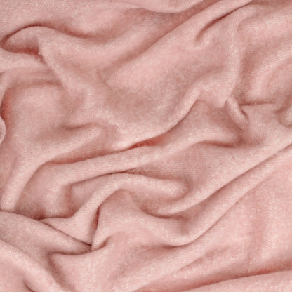 Cozy Woven Tasselled Throw – Pink
