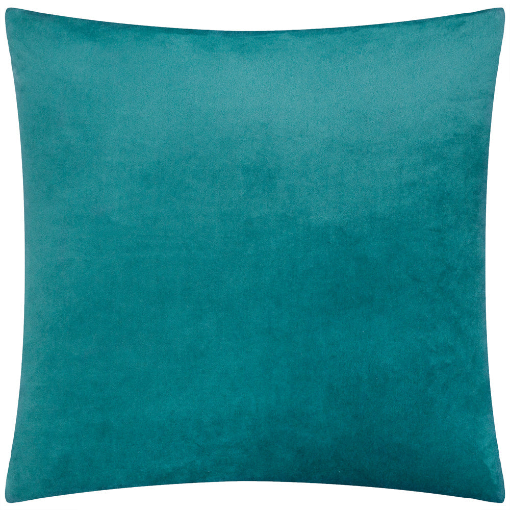 Croft Twill Woven Cushion - Teal