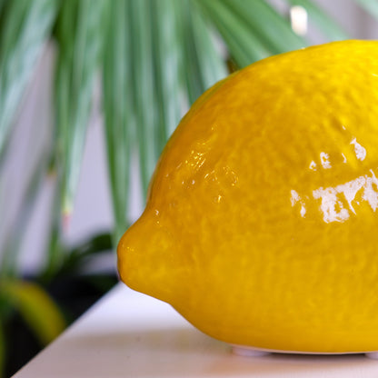 Large  Ceramic Lemon Ornament
