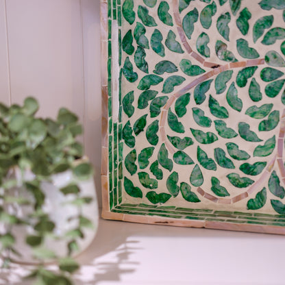 Capiz Shell Decorative Tray