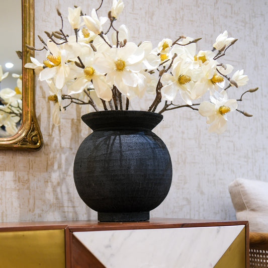 Faux Magnolia Branch Spray