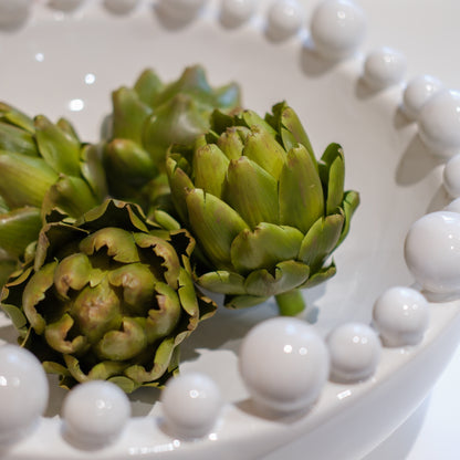 Green Faux Artichoke Head
