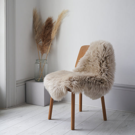 Ethically Crafted Sheepskin Rug - Oyster