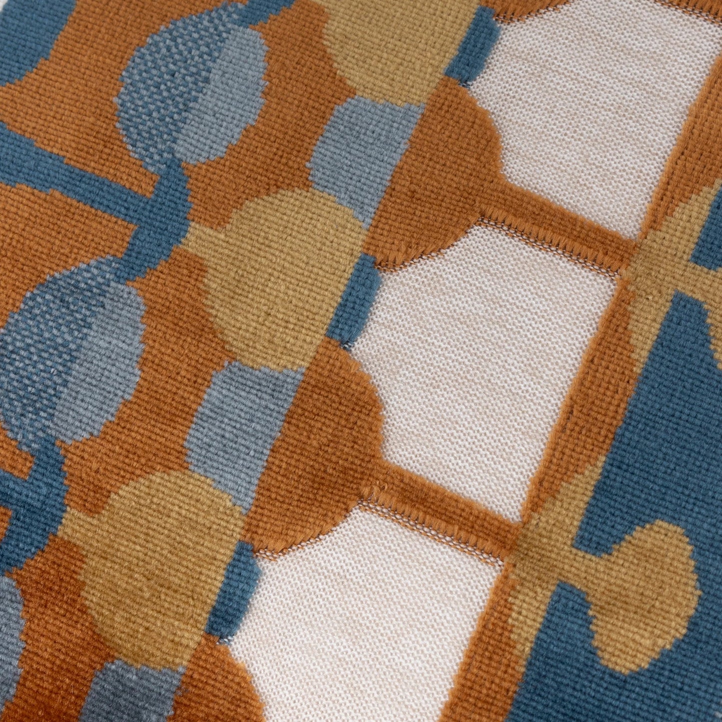 Ginger Metro Abstract Velvet Jacquard Rectangular Cushion