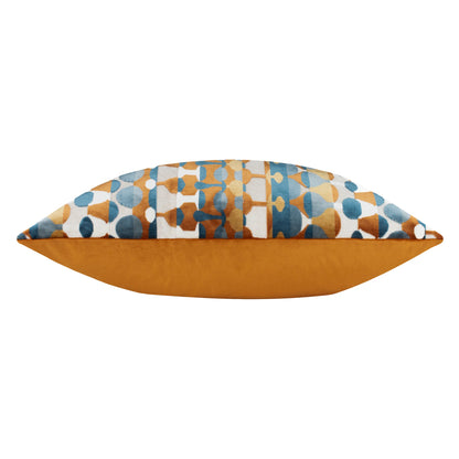 Ginger Metro Abstract Velvet Jacquard Rectangular Cushion