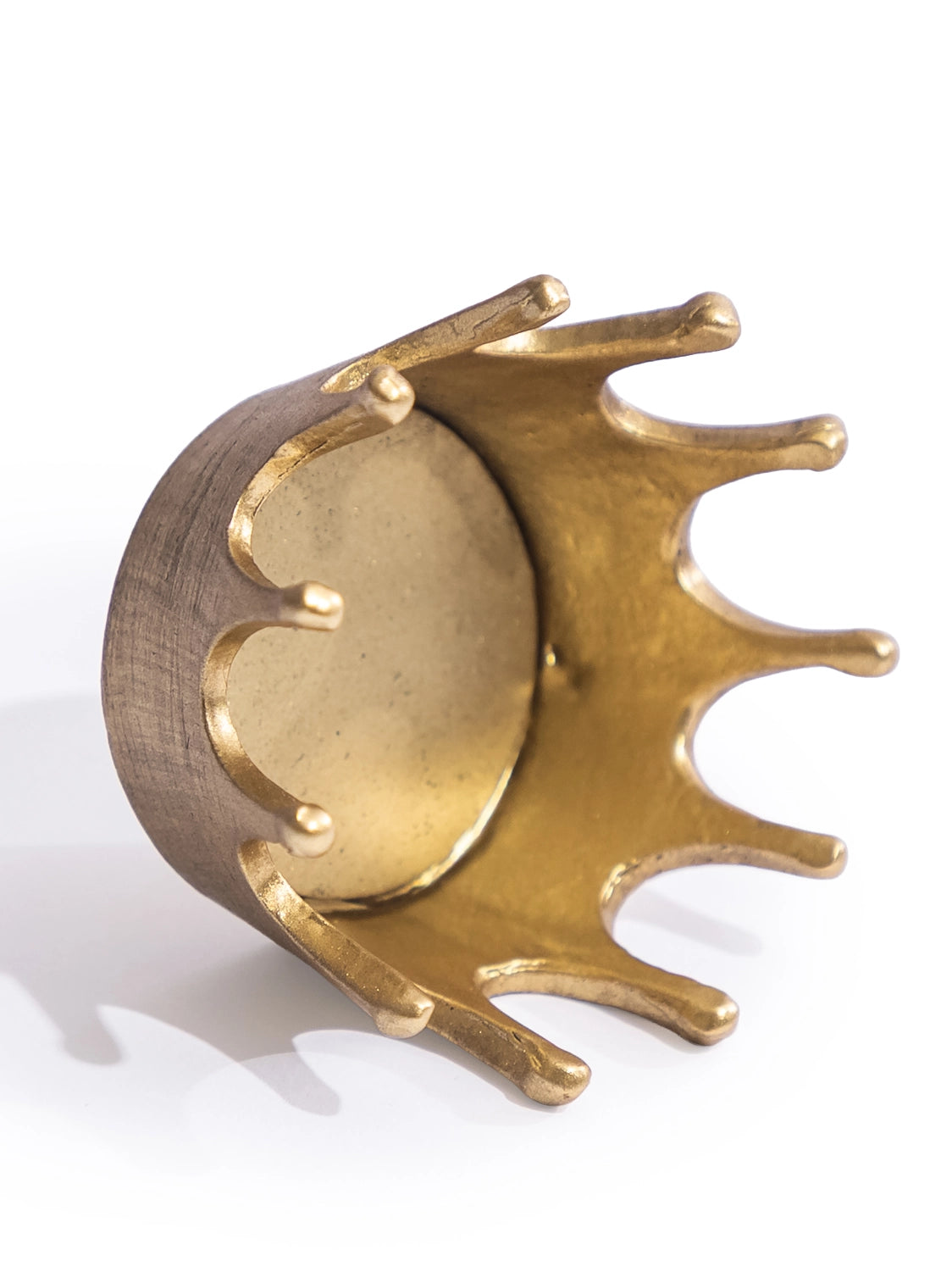 Gold Crown Candle Holder