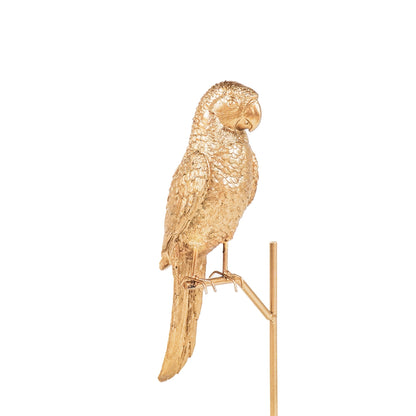 Gold Parrot on Stand