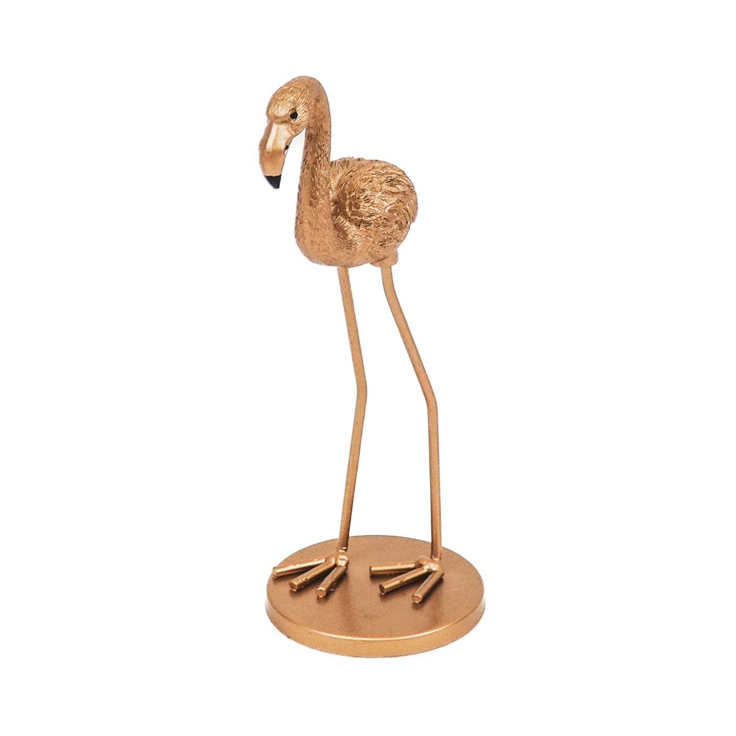 Small Gold Flamingo