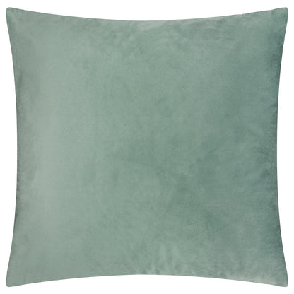 Green Metro Blocks Velvet Jacquard Cushion
