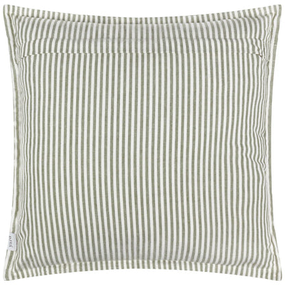 Hayle Cotton Stripe Outdoor Cushion - Moss