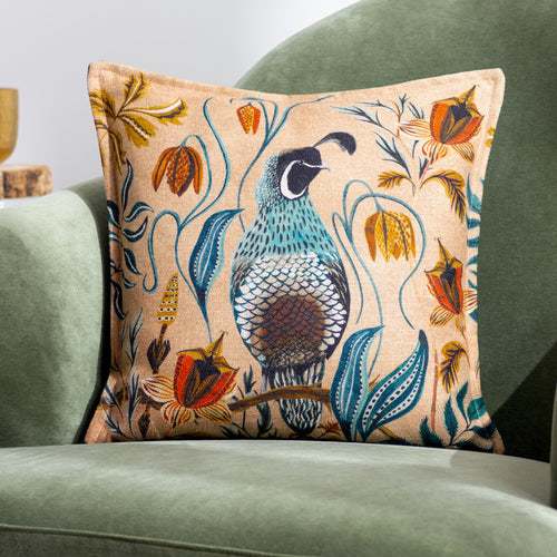 Holland Park Fritillaria Cushion in Multicolour