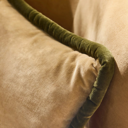 Huxley Cotton Velvet Cushion – Cinnamon