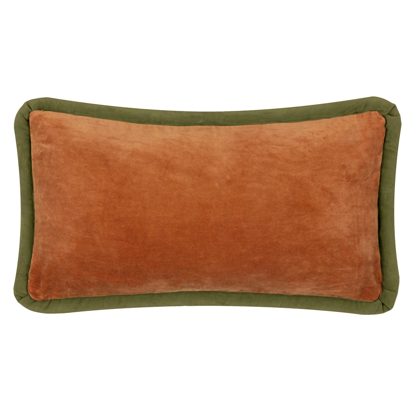 Huxley Cotton Velvet Cushion – Cinnamon