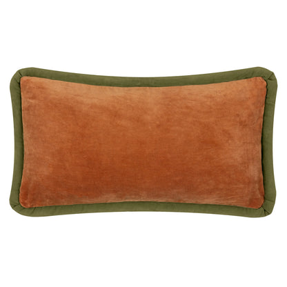 Huxley Cotton Velvet Cushion – Cinnamon