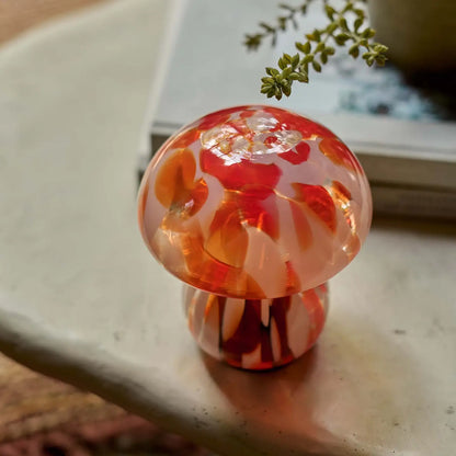 Abigail Ahern Mushroom Cordless Led Lamp - Coral