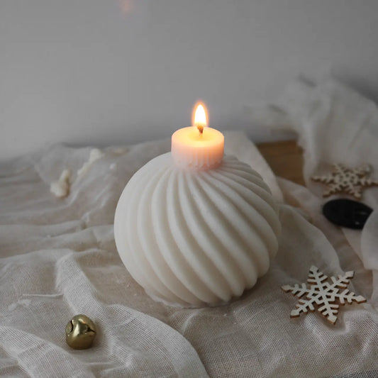 Large Bauble Candle