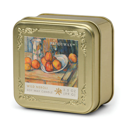 Cezanne 'Still Life with Milk Jug & Fruit' Glass Candle - Wild Neroli