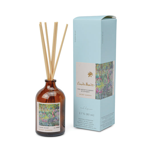 Monet 'The Artist Garden of Giverny'  Impressionist 80ml Diffuser - Secret Garden