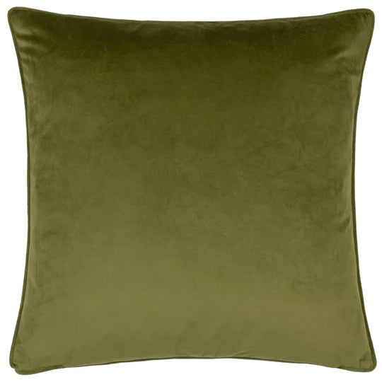 Jungle Foliage Cushion in Green & Pink