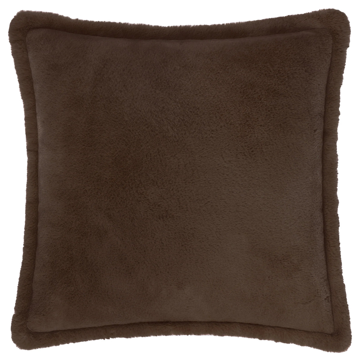 Kallu Faux Fur Cushion – Chocolate