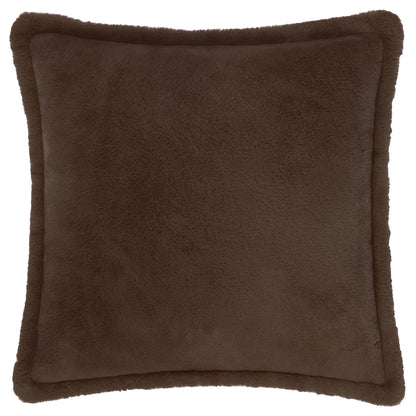 Kallu Faux Fur Cushion – Chocolate