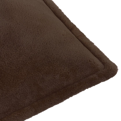 Kallu Faux Fur Cushion – Chocolate