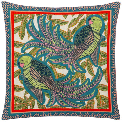 Karasi Parrots Tropical Cushion Multicolour