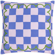 Lemons and Stripes Outdoor Cushion - Blue