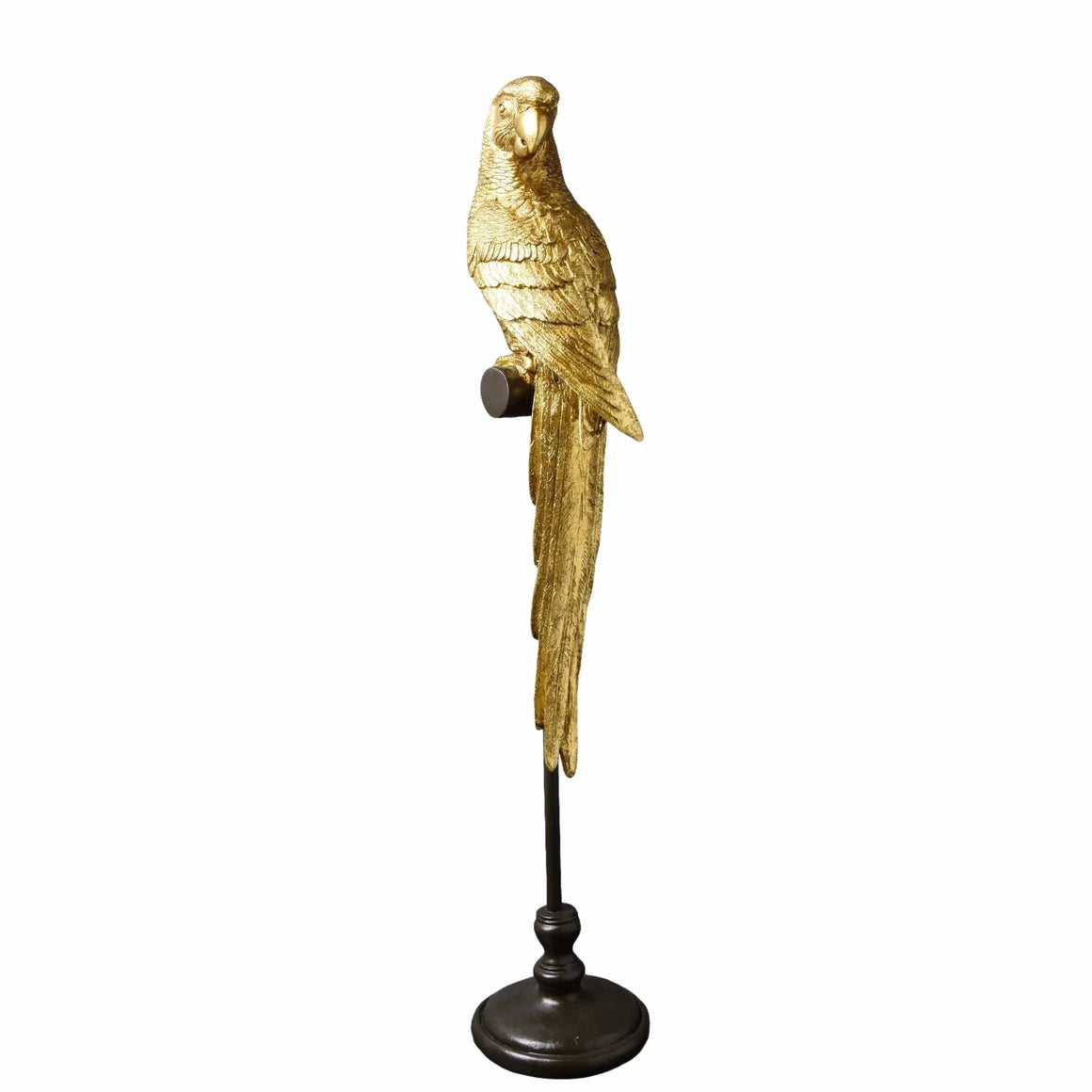 Large Gold Parrot On Stand