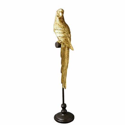 Large Gold Parrot On Stand