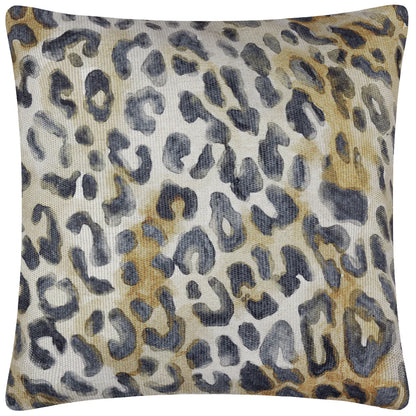 Leopard Print Woven Outdoor Cushion