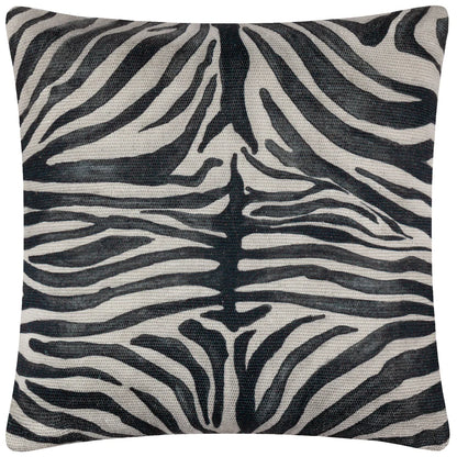 Zebra Print Woven Outdoor Cushion