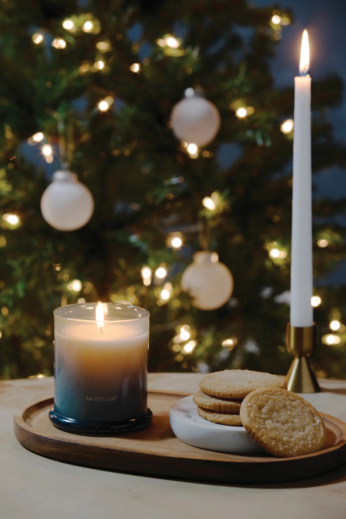 Maison De Noel Christmas Glass Candle by Archipelago