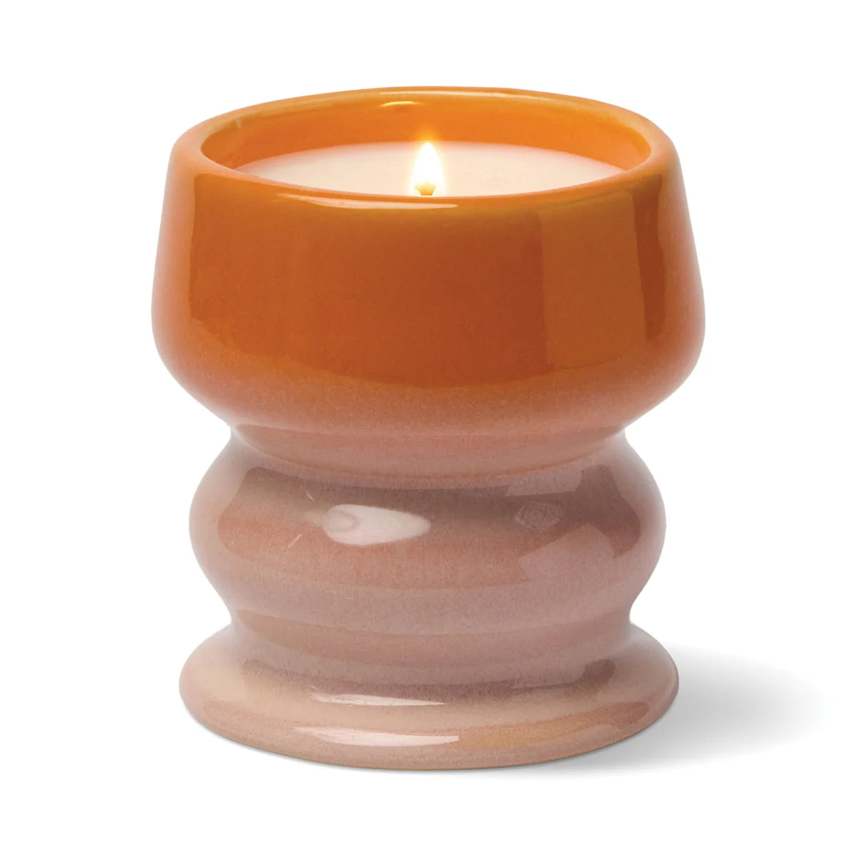 Melt Ombre Orange & Pink Ceramic Candle – Infrared Mango