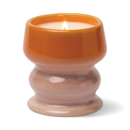 Melt Ombre Orange & Pink Ceramic Candle – Infrared Mango