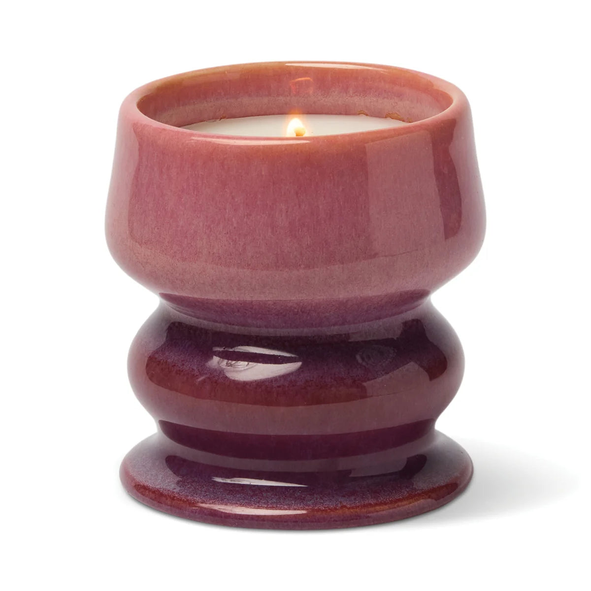 Melt Ombre Purple & Pink Ceramic Candle – Wild Fig & Cedar