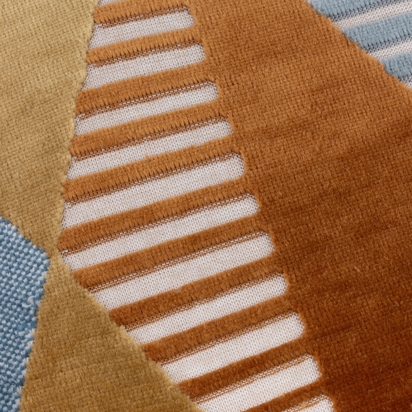 Ginger Metro Harlequin Velvet Cushion