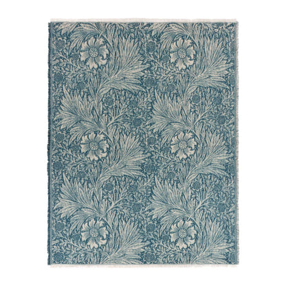 Morris & Co. Marigold Jacquard Throw - Indigo