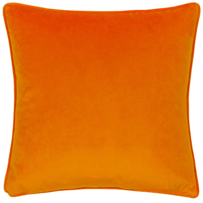 Nectar Garden Blossom Piped Velvet Cushion - Multicolour