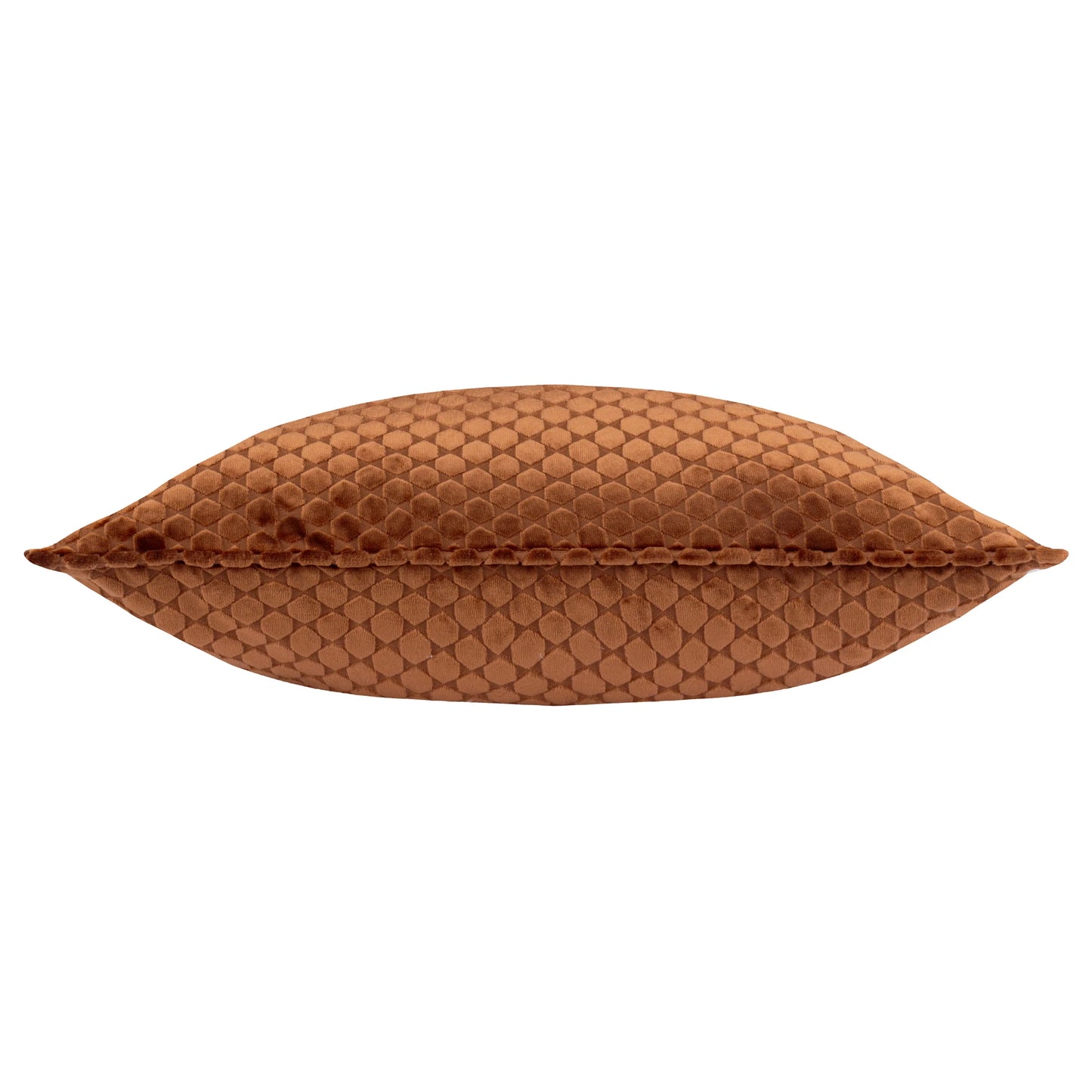 Neptune Copper Velvet Cushion