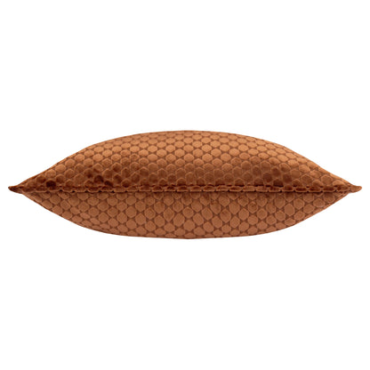Neptune Copper Velvet Cushion