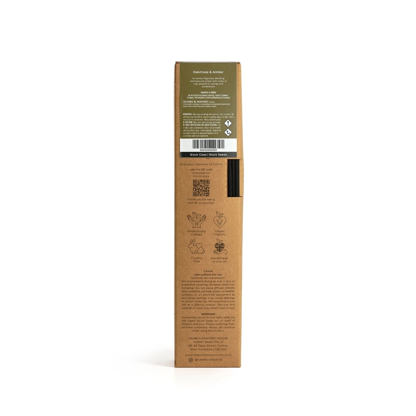 CAHM Oakmoss & Amber Reed Diffuser