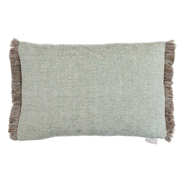 Oryx Feather Cushion Duck Egg - Voyage Maison