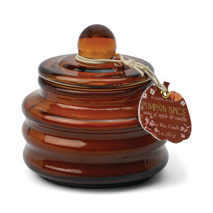 Beam Brown Glass Candle - Pumpkin Spice