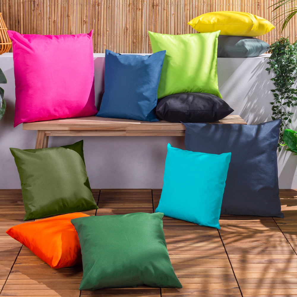 Small Plain Outdoor Cushion Pink