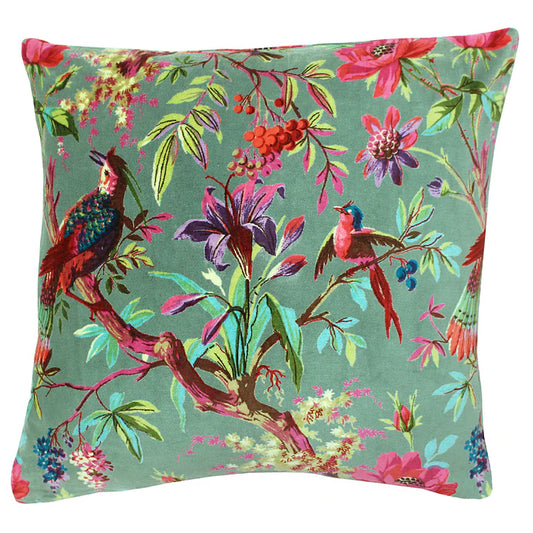 Paradise Velvet Cushion Mineral