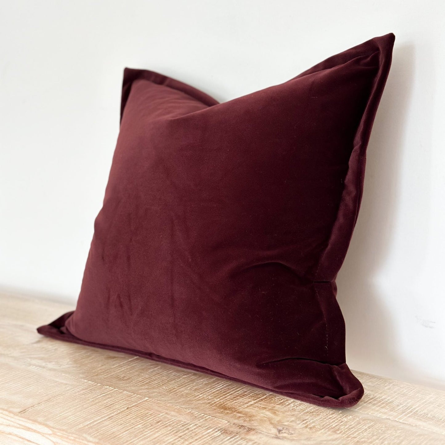 Plum Velvet Cushion