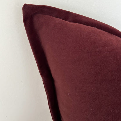 Plum Velvet Cushion